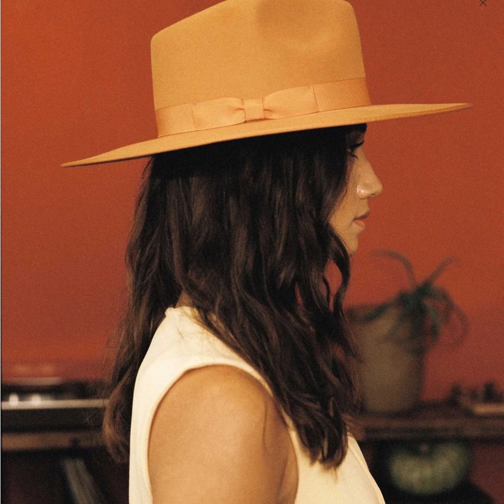 Lack Of Color Tan Wide-Brim Hat in M